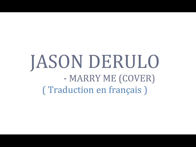 download jason derulo marry me